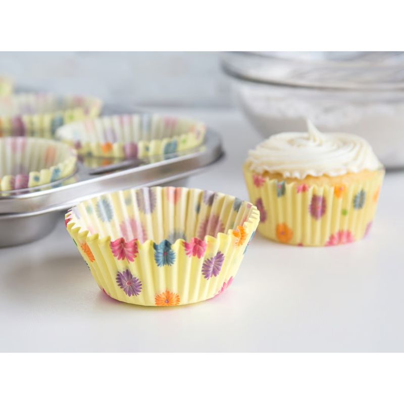 Springtime Baking Cups, set of 50