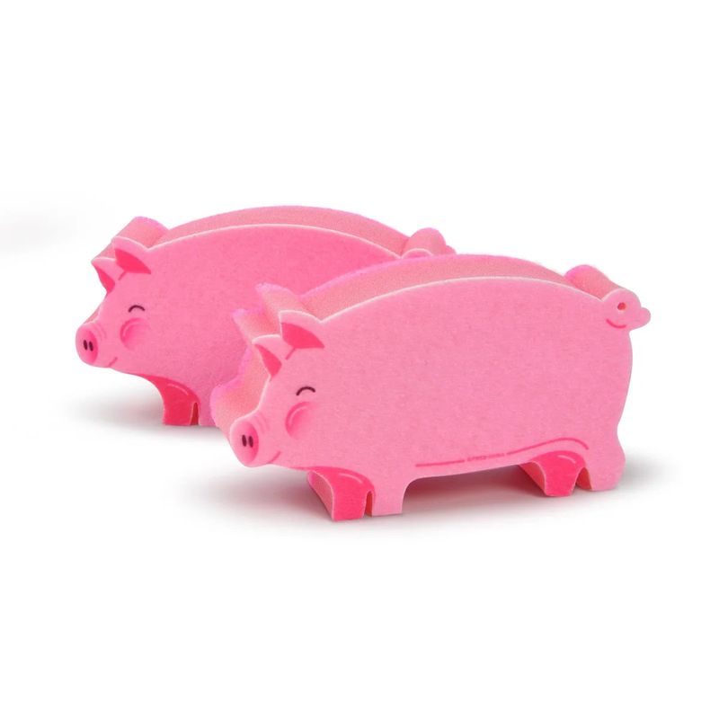 Pigs Sponges, set of 2
