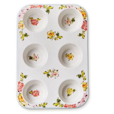 In Bloom Stoneware Muffin Pan