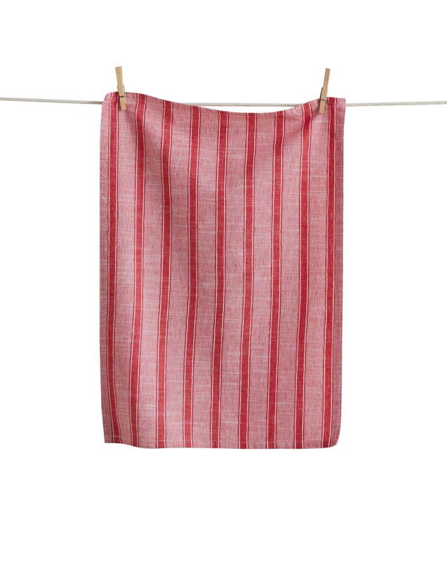 Red &amp; White Striped Dshtowel