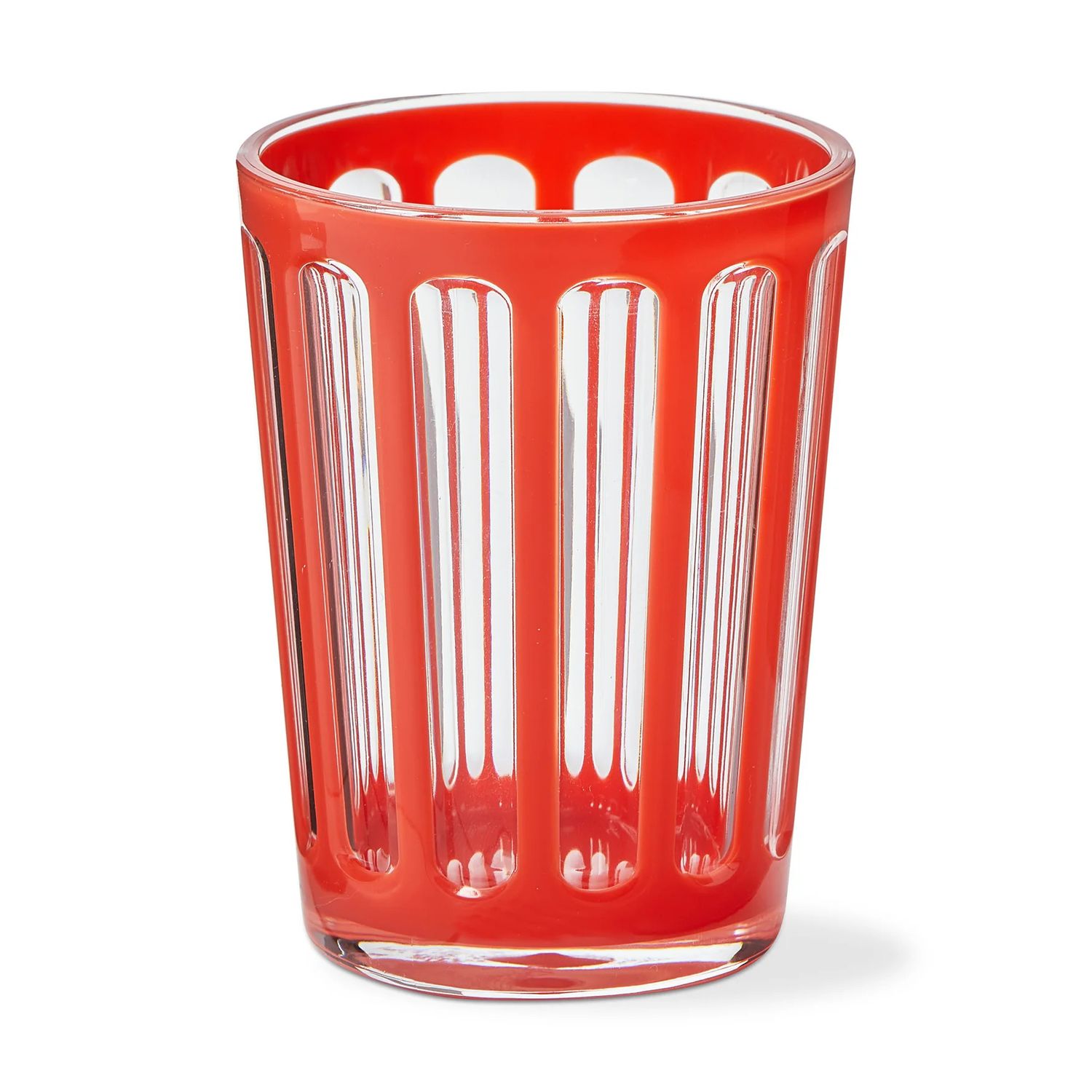 12oz Orange Acrylic Tumbler Glass