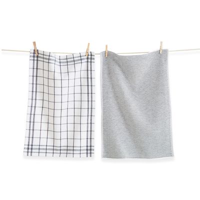 Dark Green Terry Dishtowels, set of 2