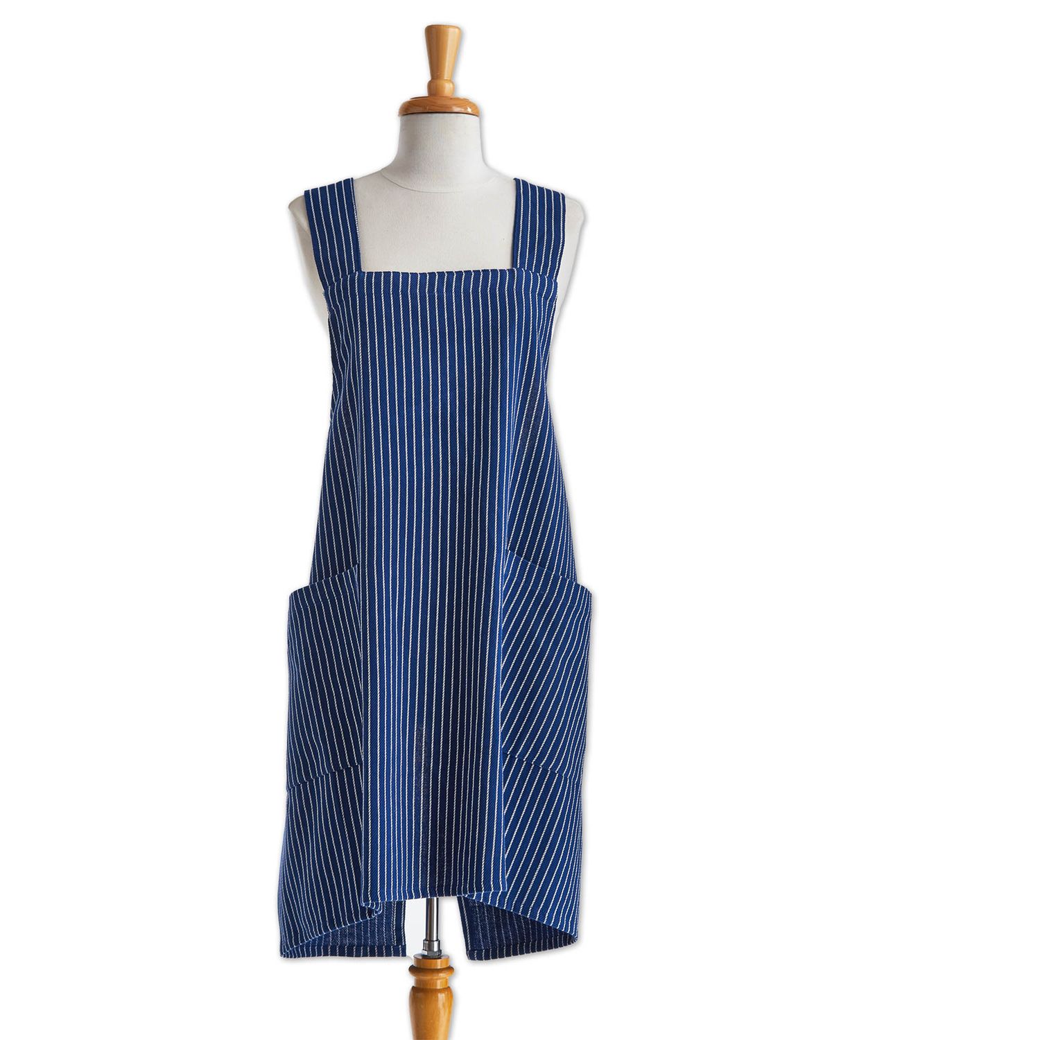 Pinstripe Pinafore Apron