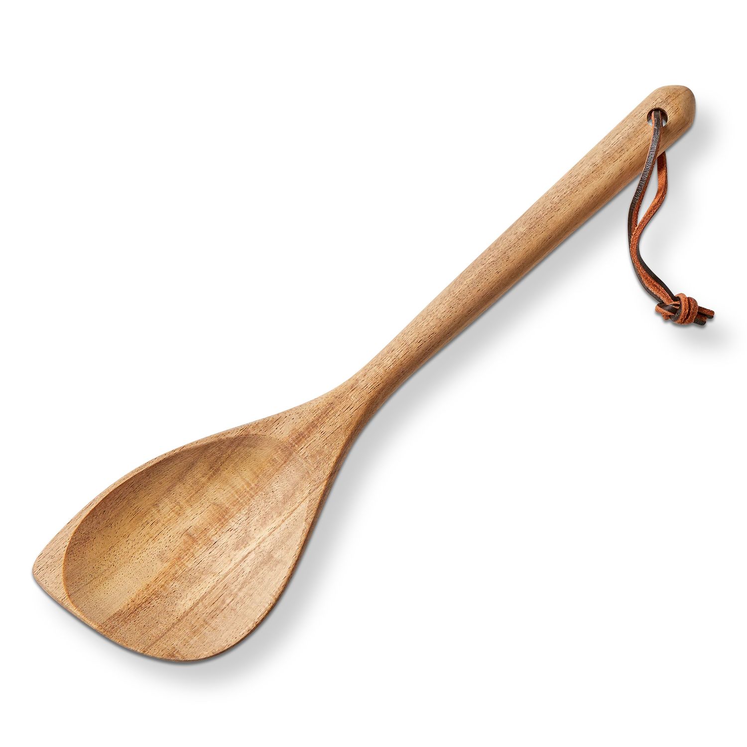 12" Acacia Wood Angled Spoon