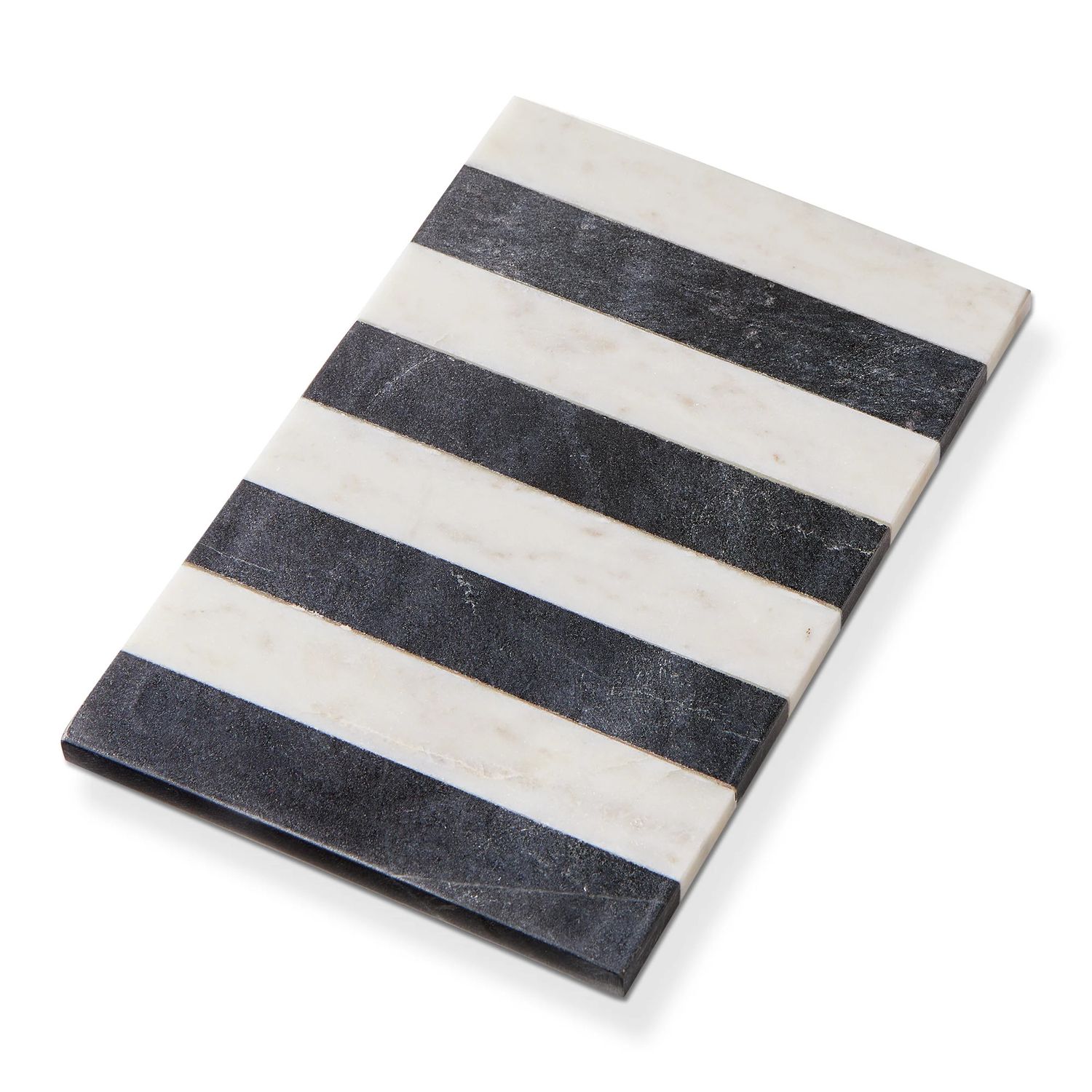 Striped Marble Serving Board