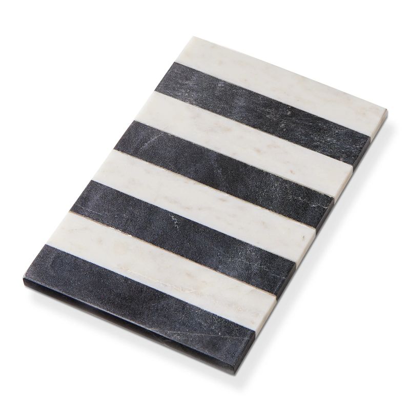 Striped Marble Serving Board