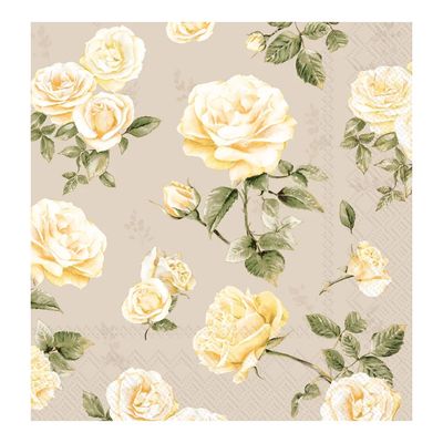 Beth Roses Lunch Napkins, set of 20