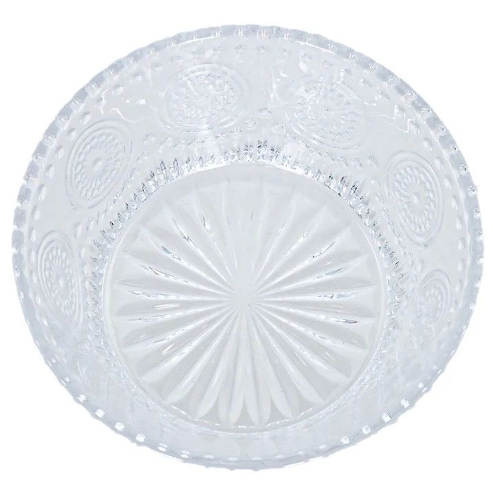 Clear Glass Serving Bowl