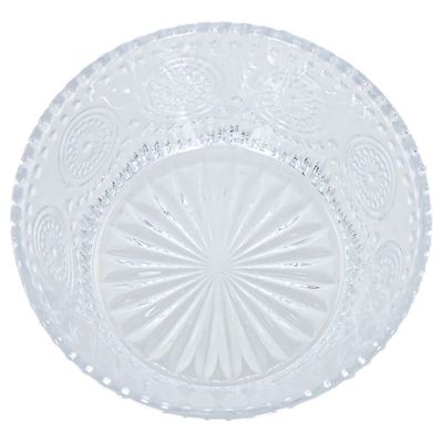 Clear Glass Serving Bowl