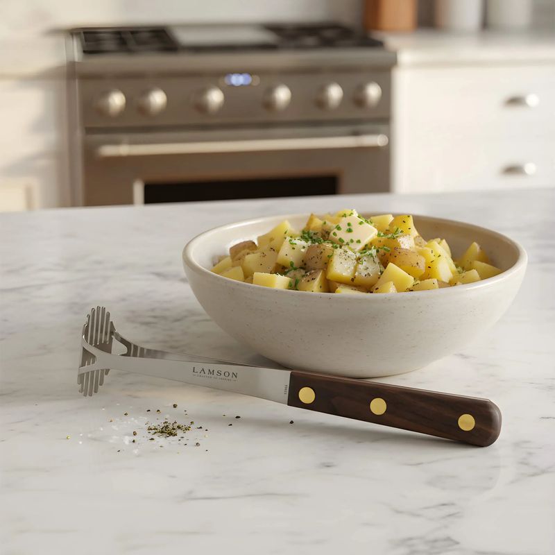 Lamson Mini Masher with Walnut Handle