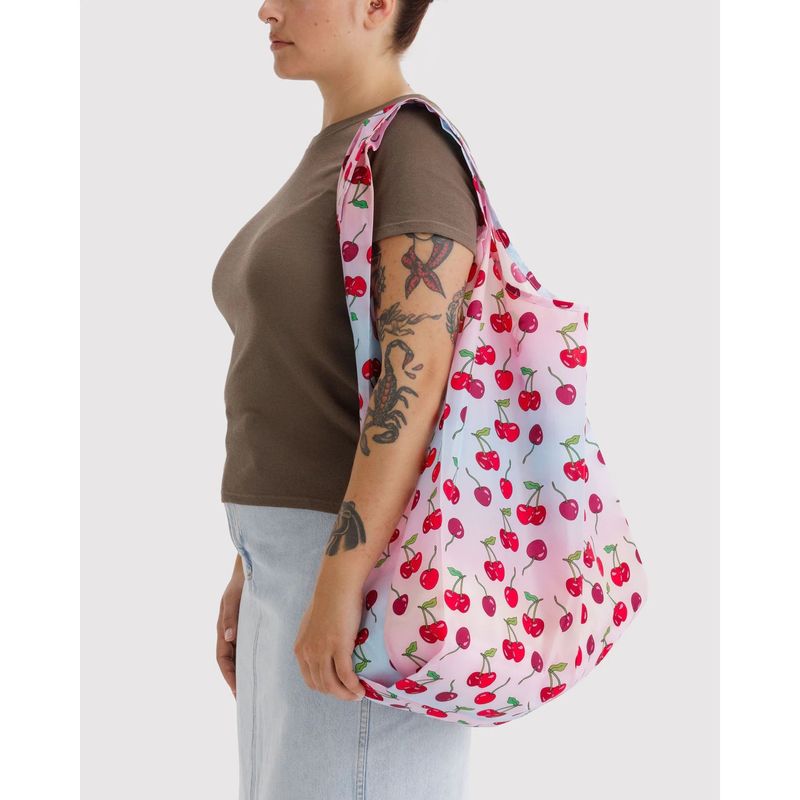 Cherries Big Baggu Large Reusable Tote Bag