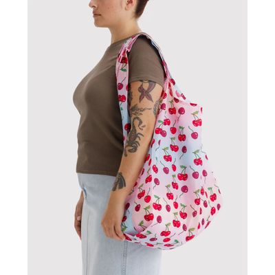 Cherries Big Baggu Large Reusable Tote Bag