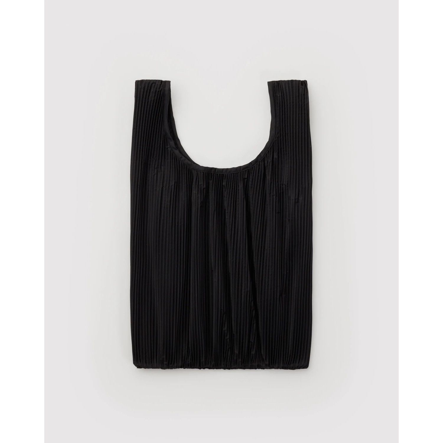Black Pleated Baggu Reusable Tote Bag