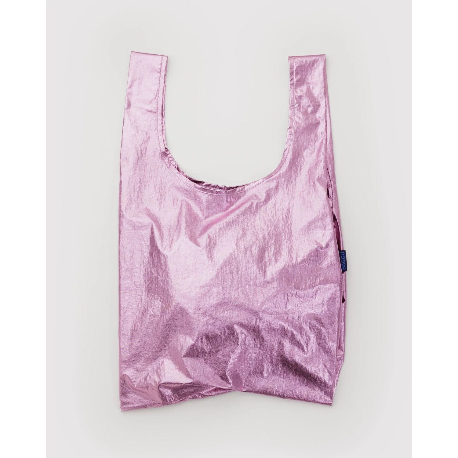 Blush Metallic Baggu Reusable Tote Bag