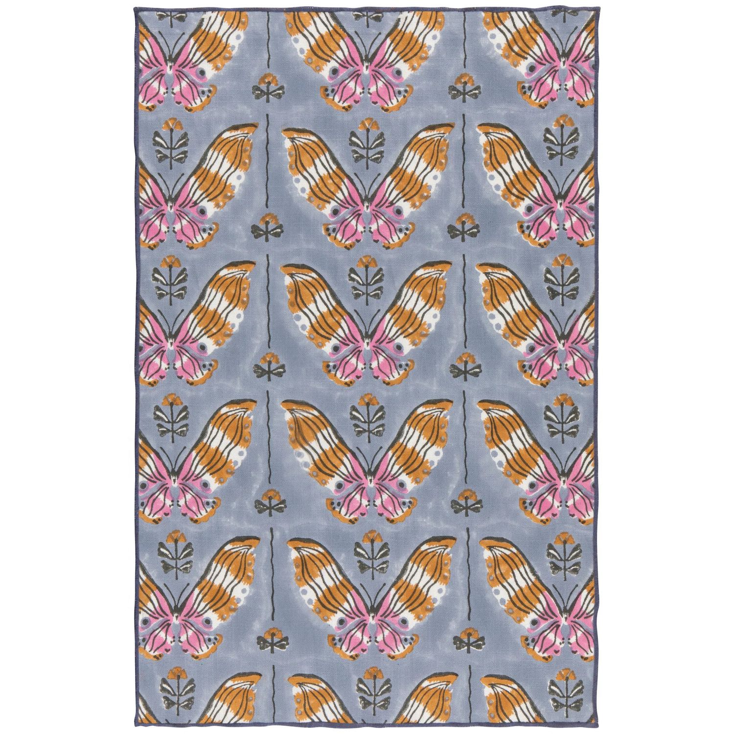 Aurora Block Print Dishtowel