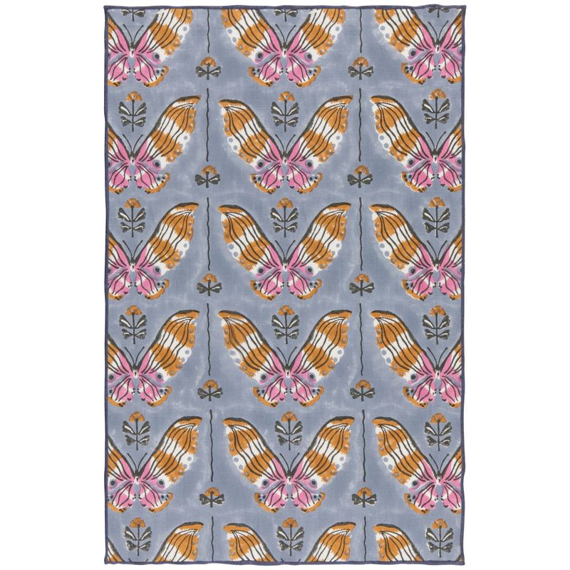 Aurora Block Print Dishtowel