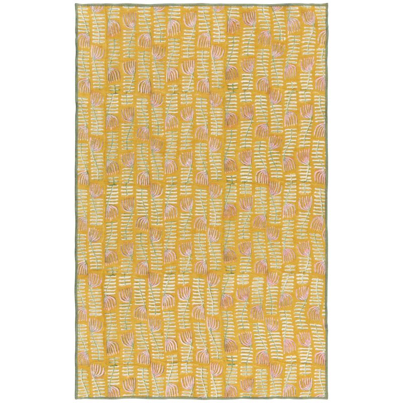 Venus Block Print Dishtowel