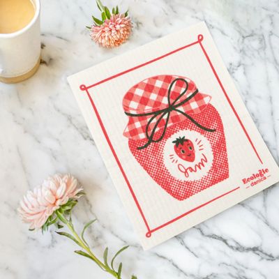 Strawberry Jam Cellulose Dishcloth