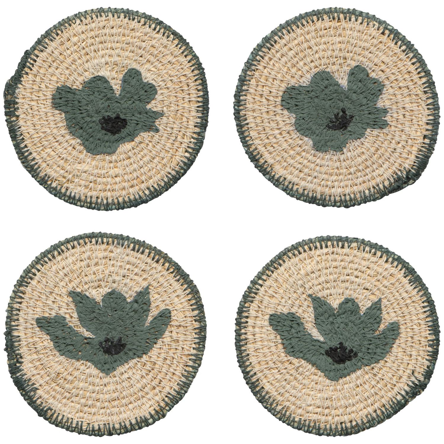 Aria Seagrass Coasters, set of 4