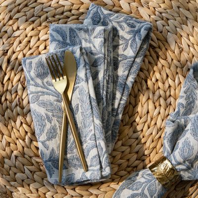 Larkspur Napkins, set of 4