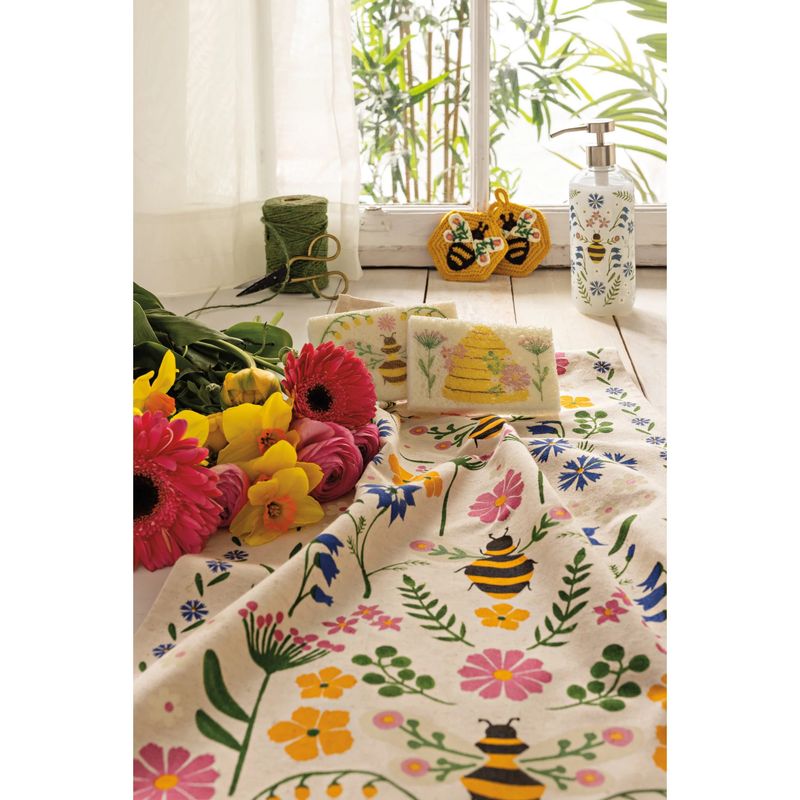 Bee Garden Pop Up Sponges, set of 4