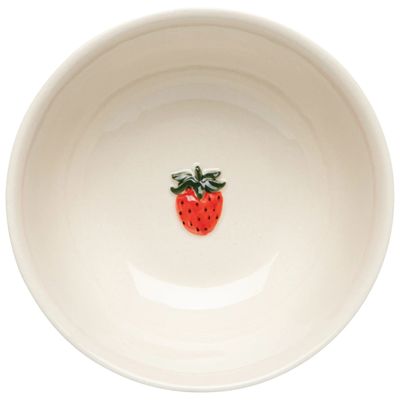 4.75” Strawberry Motif Bowl