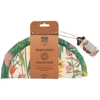Bees &amp; Blooms Bowl Covers, set of 2