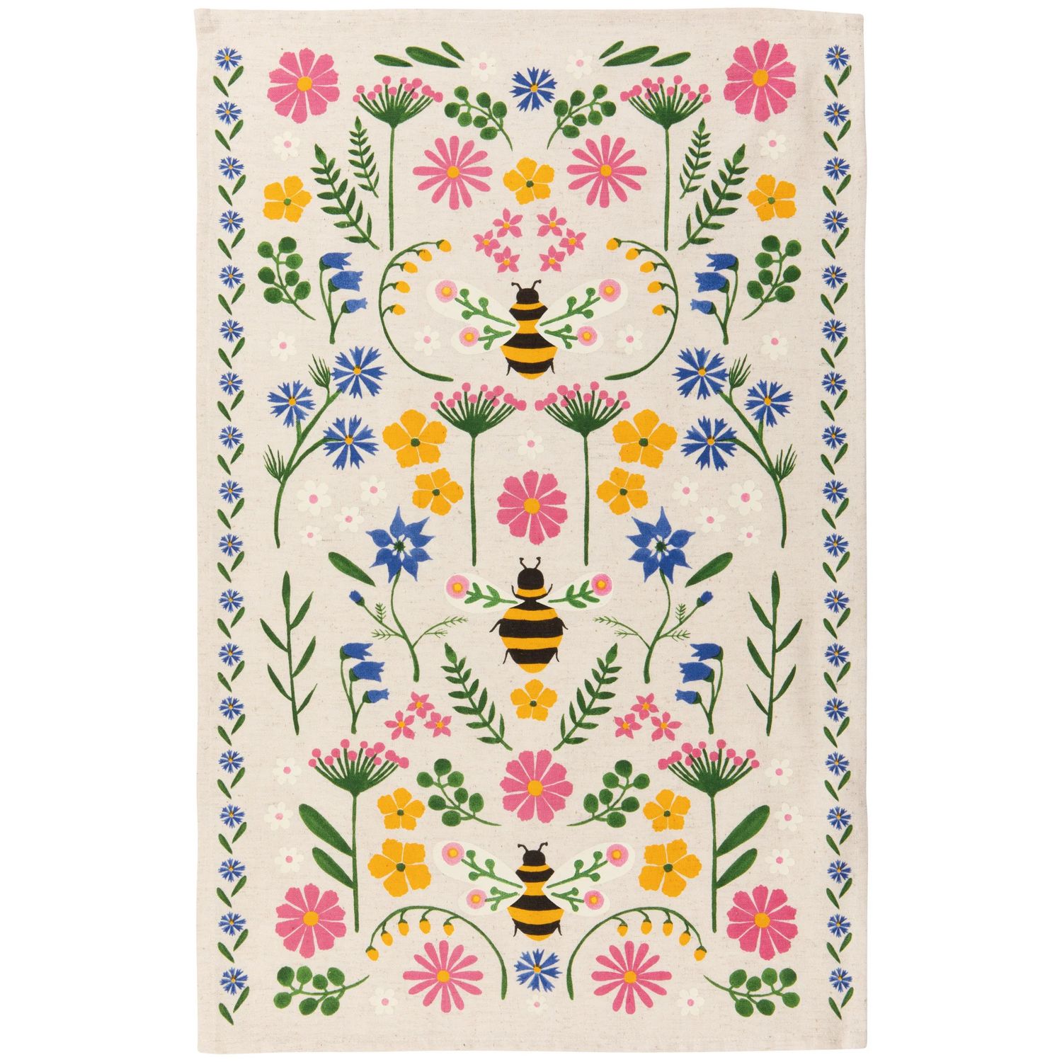 Bee Garden Dishtowel