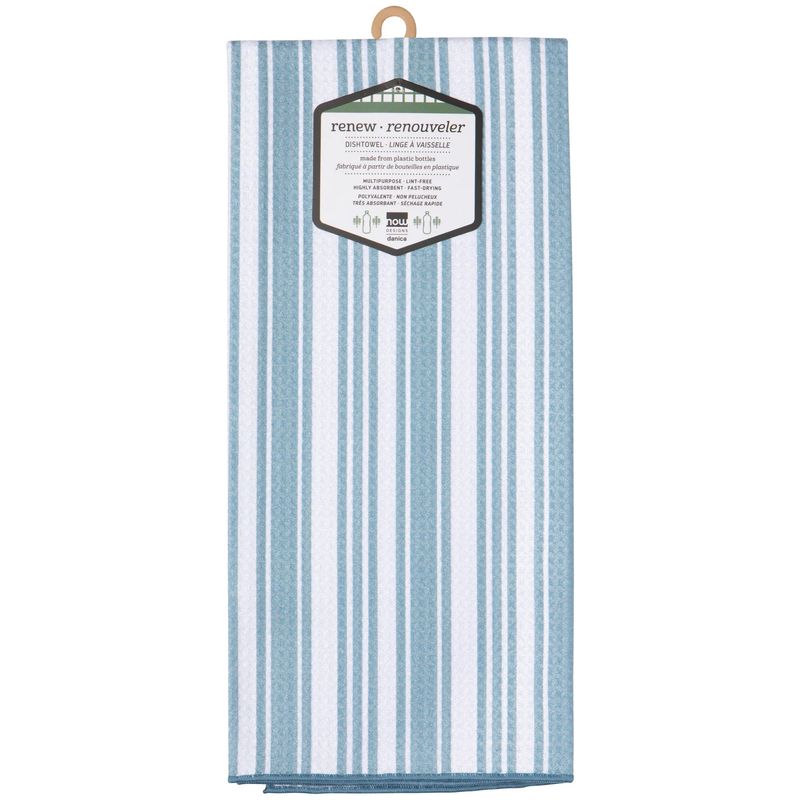 Slate Blue Stripe Dishtowel