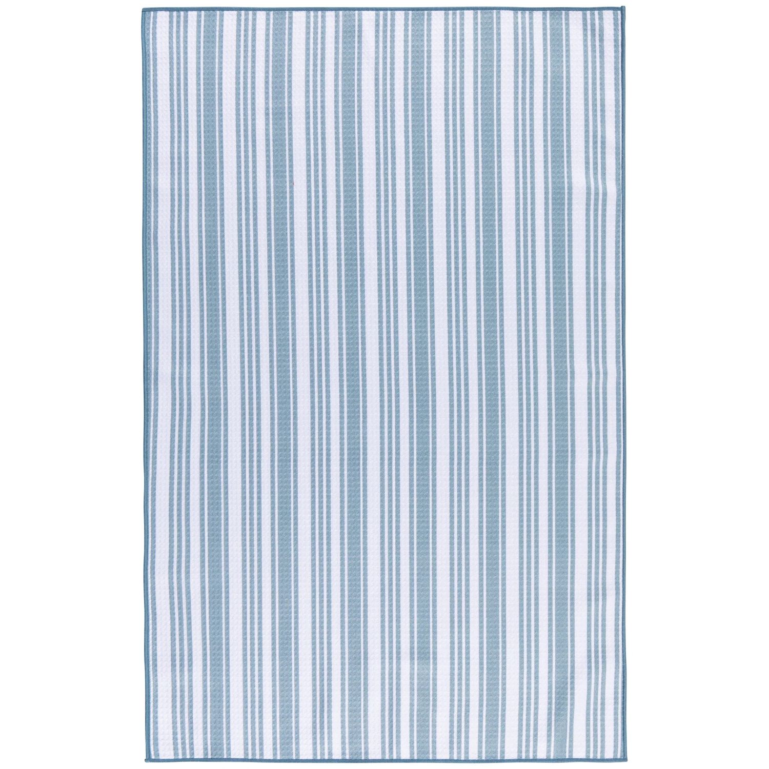 Slate Blue Stripe Dishtowel