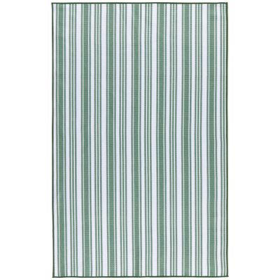 Elm Green Stripe Dishtowel