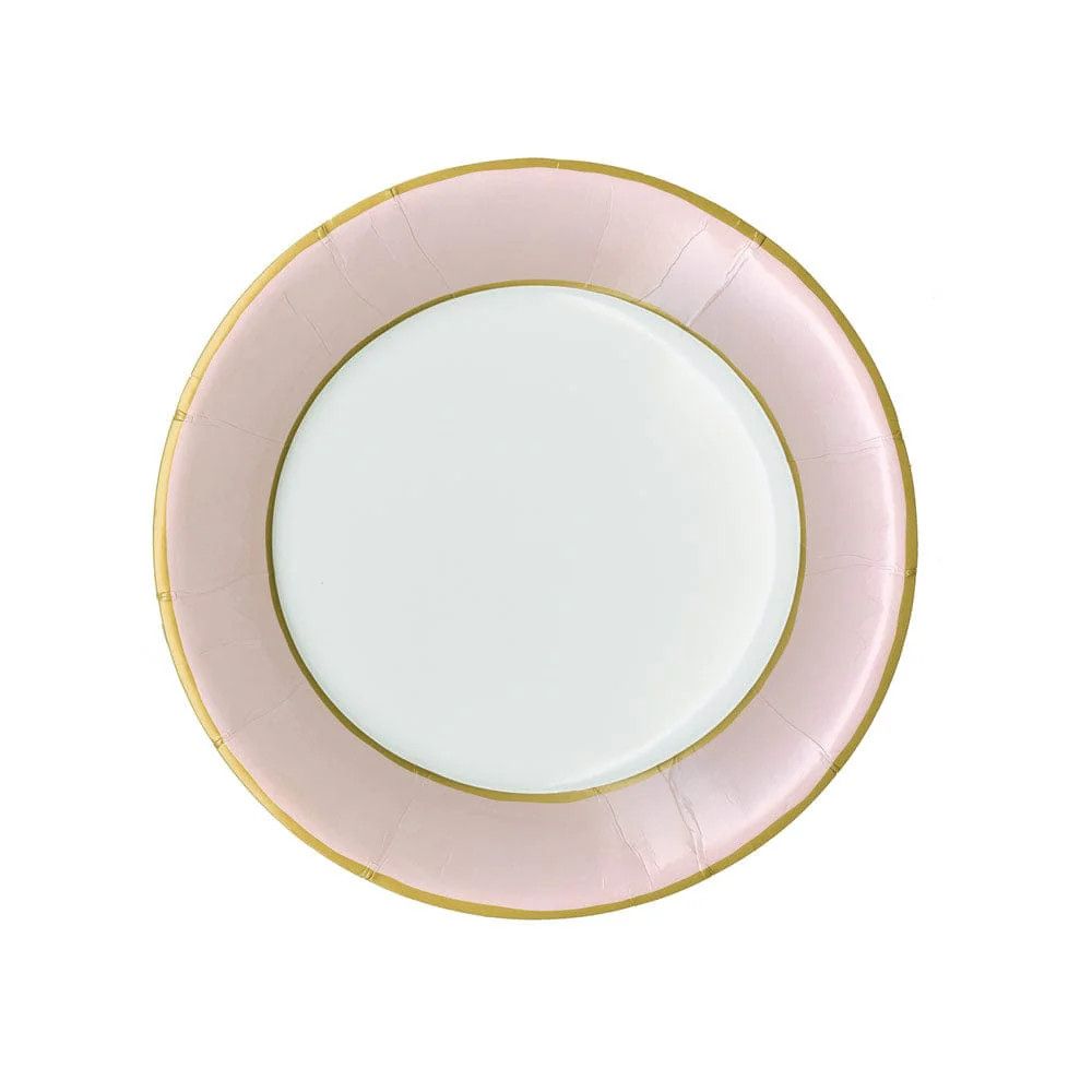 Petal Pink Dessert Plates, set of 8