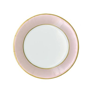 Petal Pink Dessert Plates, set of 8