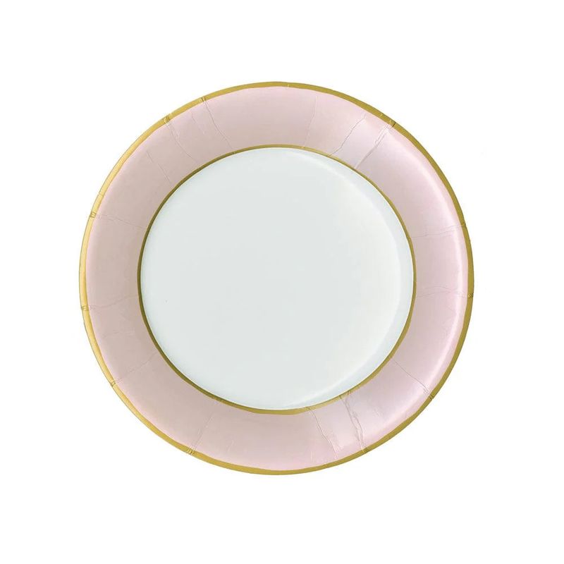 Petal Pink Dessert Plates, set of 8