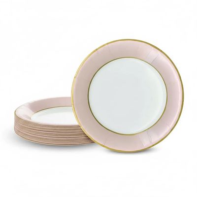 Petal Pink Dessert Plates, set of 8