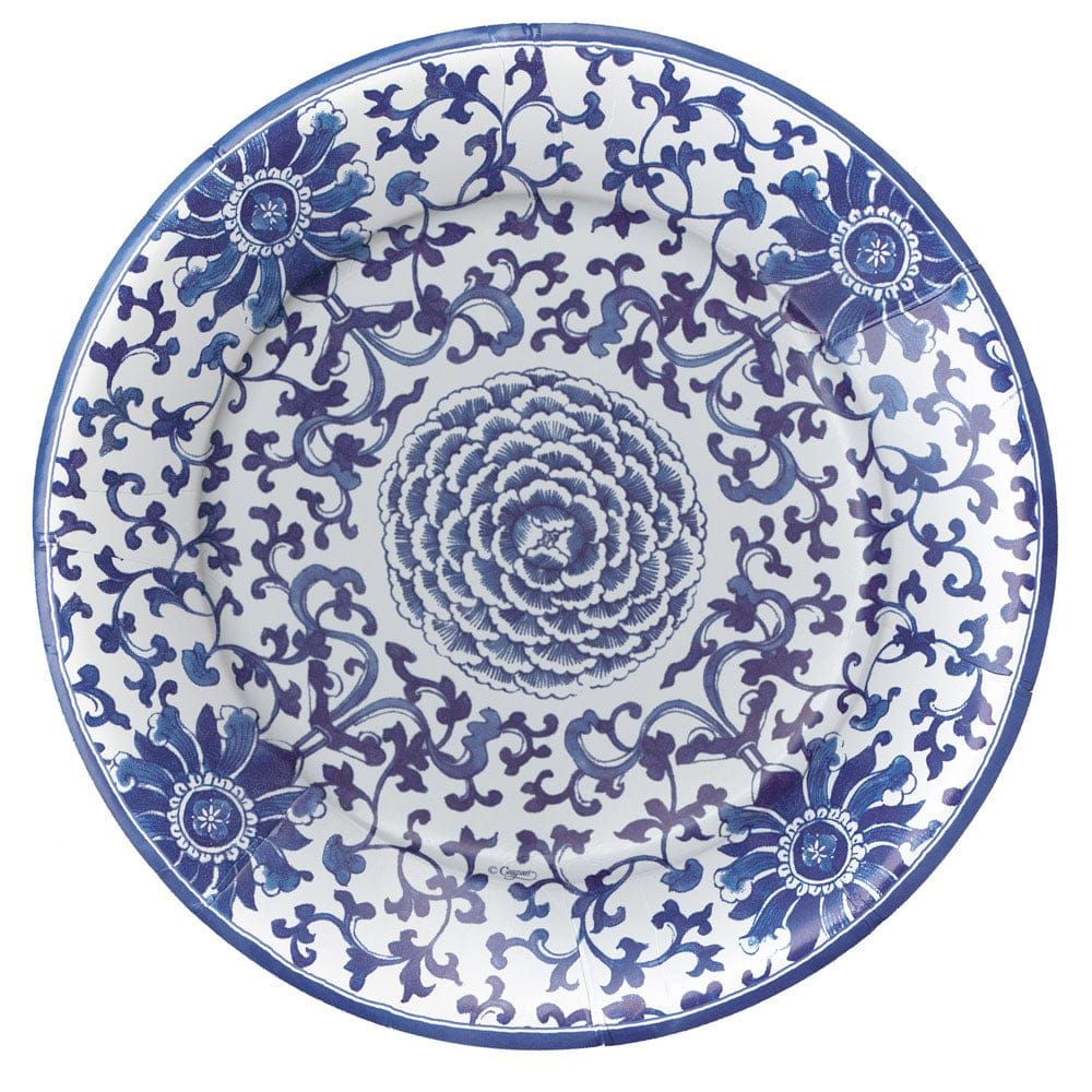 Indigo Garden Dinner Plates, set of 8