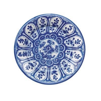 Indigo Garden Dessert Plates, set of 8