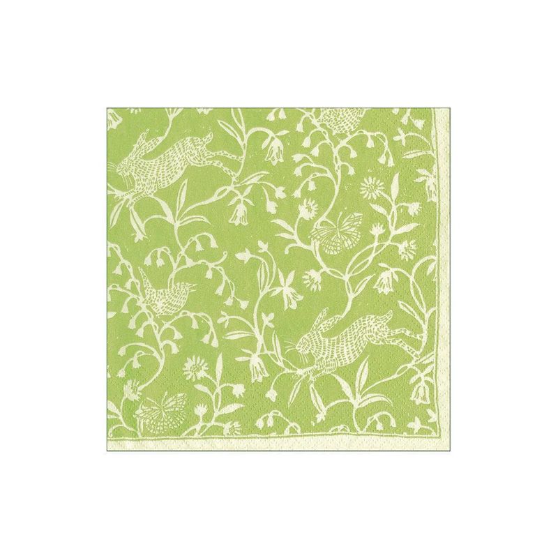 Moss Green Cocktail Napkins