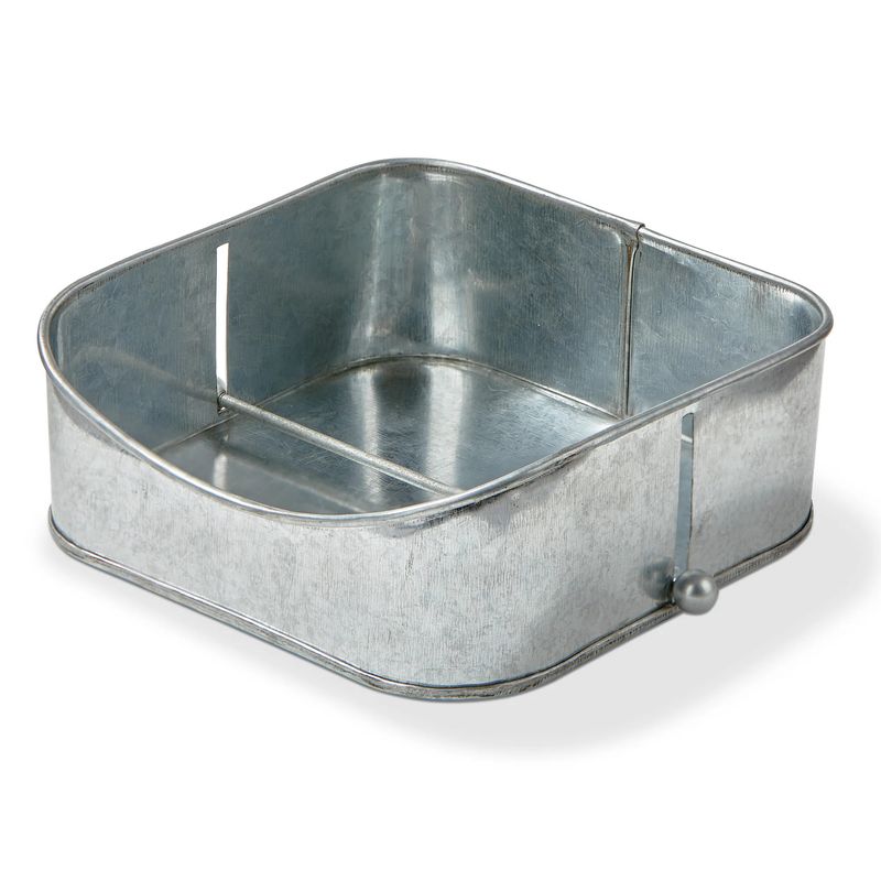 Galvanized Napkin Holder