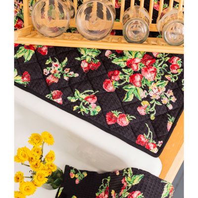April Cornell Black Strawberry Drying Mat