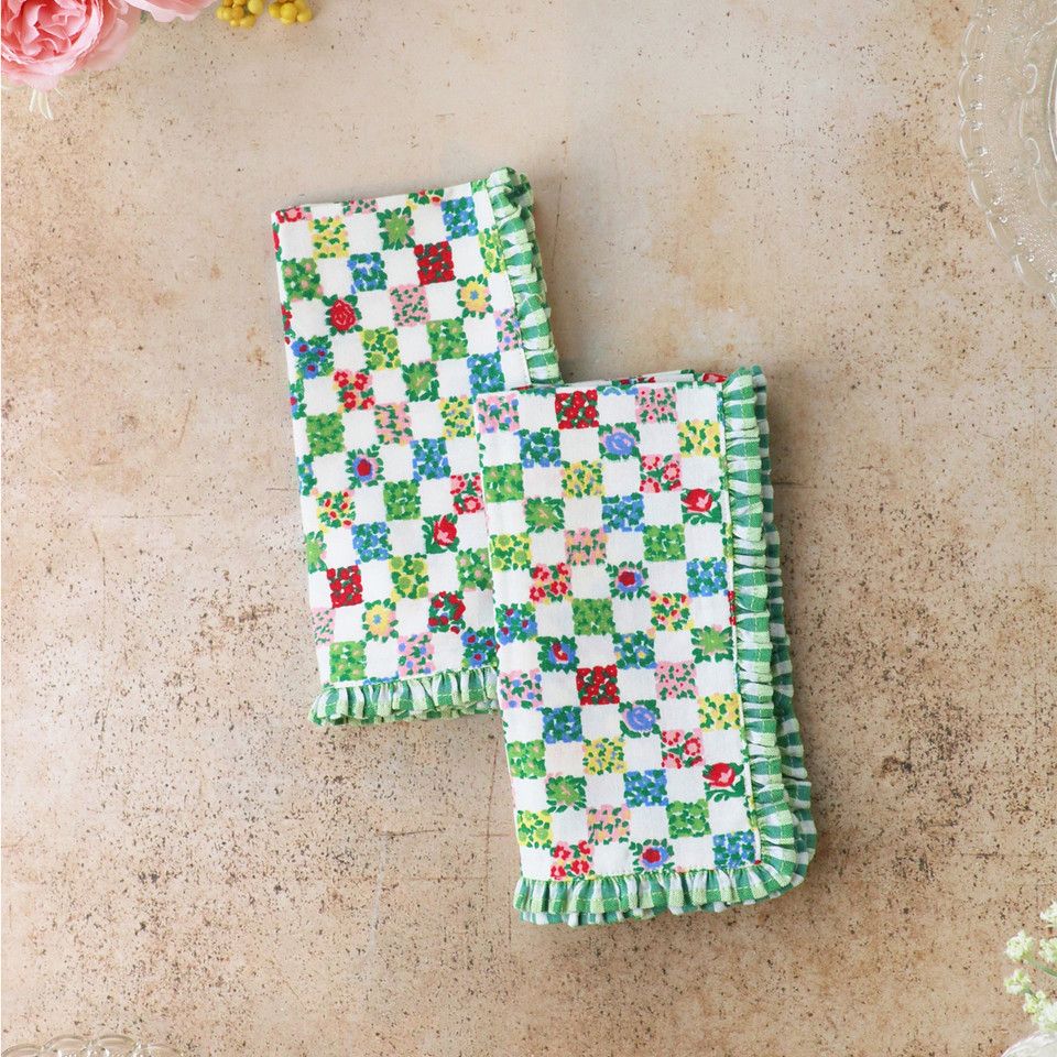 April Cornell Ruffle Napkins, set of 2