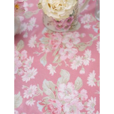 April Cornell 52x72" Apple Blossom Rose Oilcloth