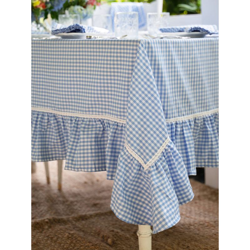 April Cornell 60x90" Cottage Gingham Tablecloth