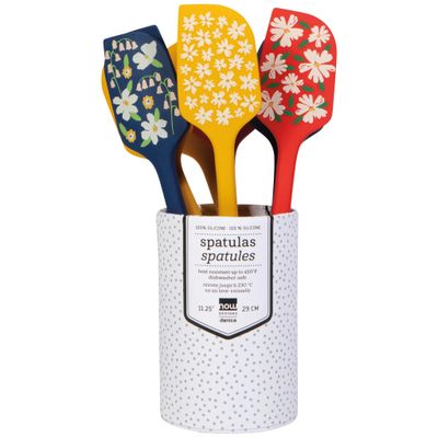 Full Bloom Floral Silicone Spatula