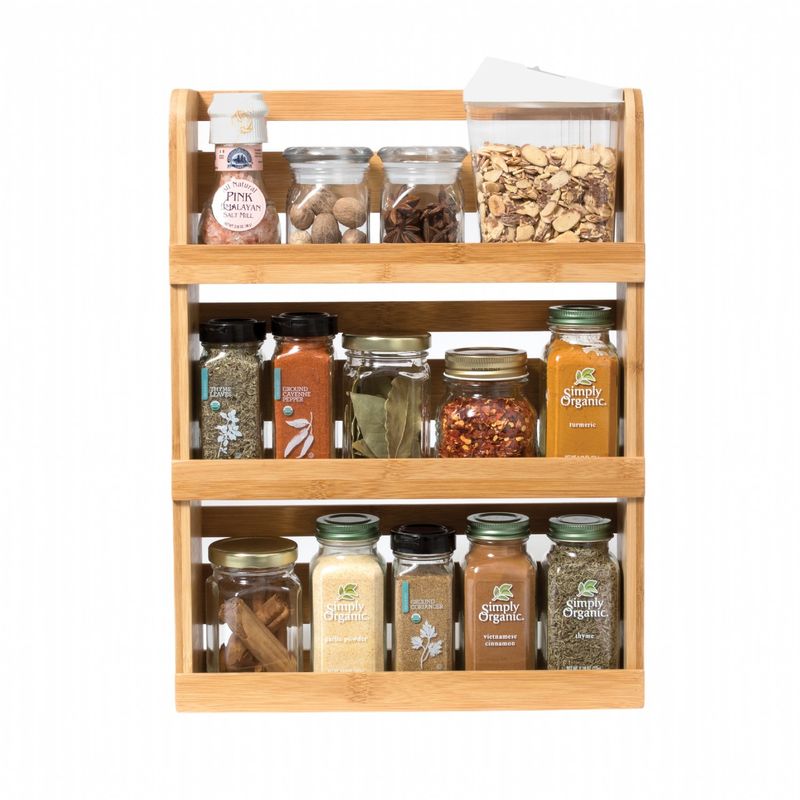 3-tier Bamboo Spice Rack