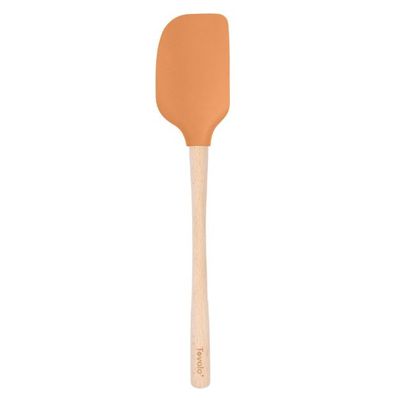 Tovolo Apricot Silicone Spatula with Wood Handle