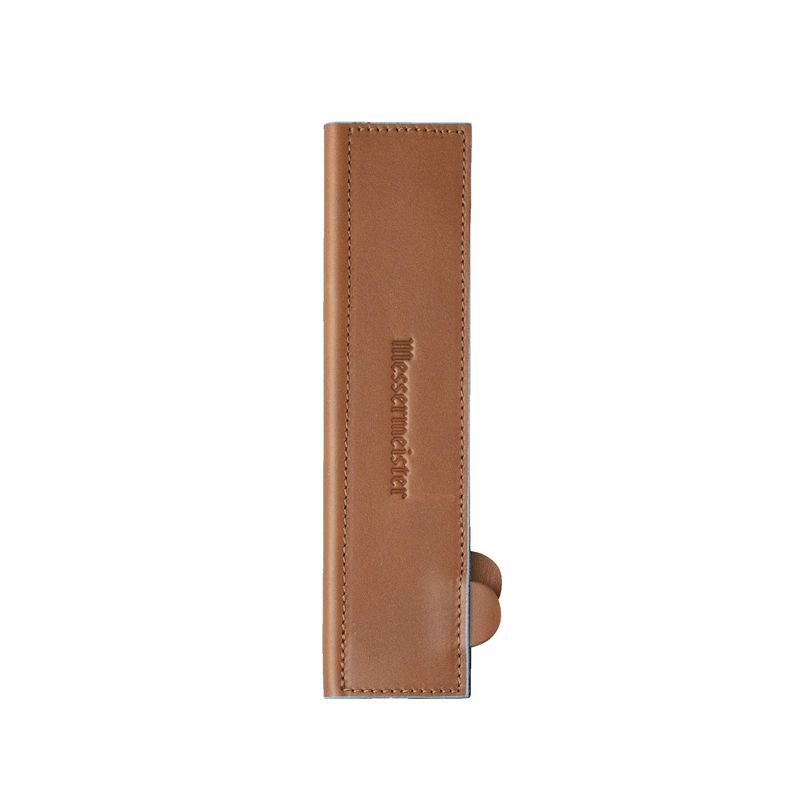 Messermeister 8.5" Saddle Brown Leather Edge Guard