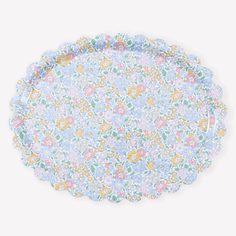 Floral Serving Tray