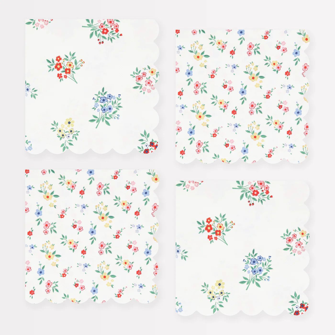 Ditsy Posy Cocktail Napkins, set of 16