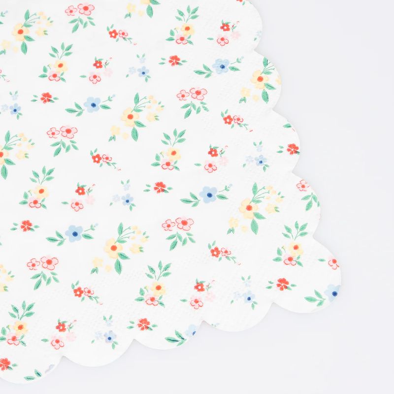 Ditsy Posy Cocktail Napkins, set of 16